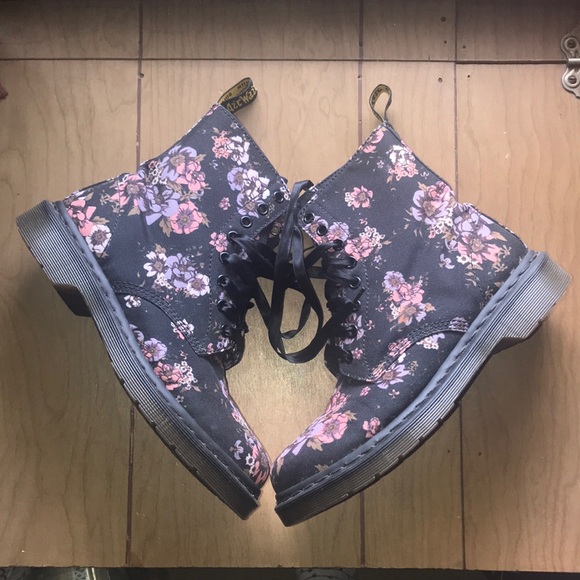 Dr. Martens Shoes - Floral Doc Martens